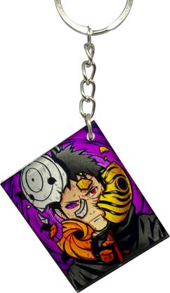 Weeb Corner Naruto Obito Uchiha Mask Evolution Acrylic Keychain Key Chain
