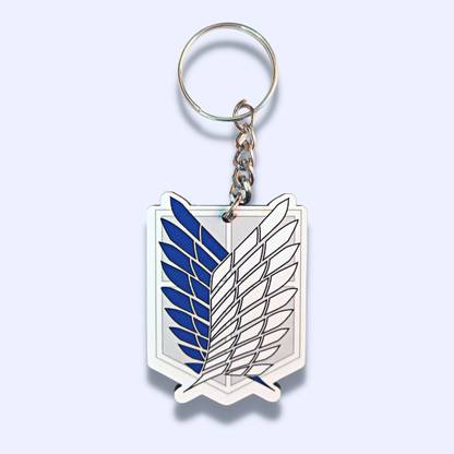 The K Fandom Attack On Titan - Wings Of Freedom Keychain | Anime Keychain | AOT Merch | MDF Key Chain