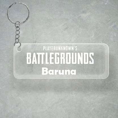SY Gifts PUBG Design With Baruna Name Key Chain