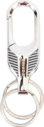 Omuda Premium Hook Metal Gift for boy girls friend husband Bike & Car Key Chain