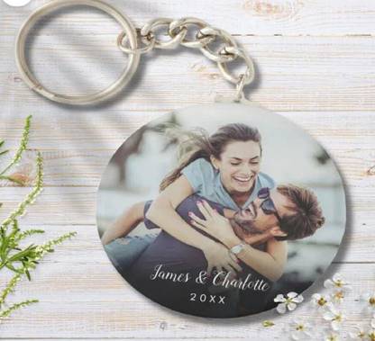 Lamkart personalised photo printed Keychain-04 Key Chain