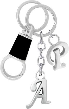 KYP Fashion Two Initials Double Letters Pendant Gift For Loved Once Alphabet A / P Key Chain