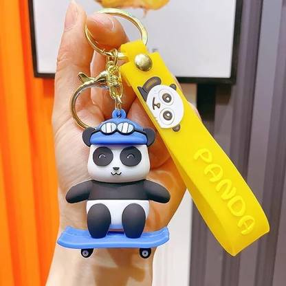 GKM Panda Dart Board premium quality pvc keychain Key Chain
