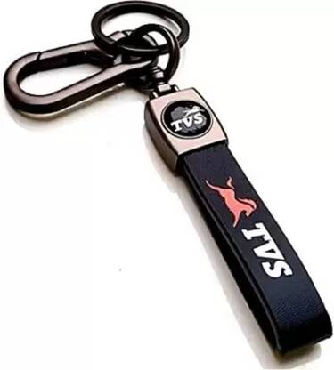 GSV High Quality Leather TVS Key Chain For Gift Key Chain