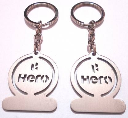 HERO logo keychains Metal pack of 2 Key Chain