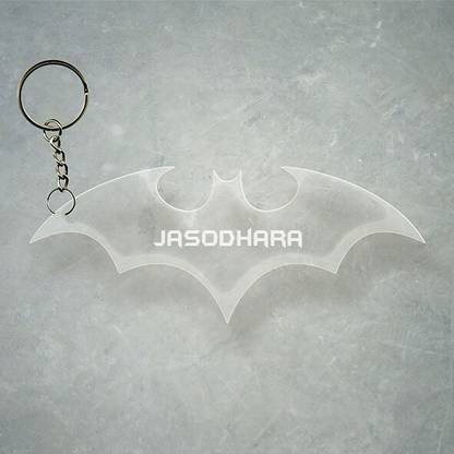SY Gifts Batman Logo Desigh With Jasodhara Name Key Chain