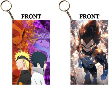 Hariyaali Enterprises LLP NARUTO VS SASUKE X LITTLE VEGETA Unique Style 2 pcs Combo Key Chain