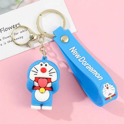 Mr. Auen Cute Doraemon 3D Keychain Cartoon Character Keychains For Boys & Girls Key Chain