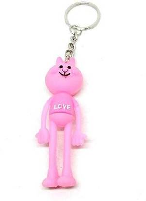 kenma Pink Long Bunny Keychain Multicolour Key Chain