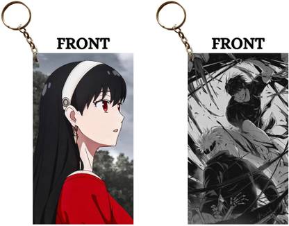Hariyaali Enterprises LLP YOR FORGER SIDE POSE X GOJO VS TOJI Unique Style 2 pcs Combo Key Chain