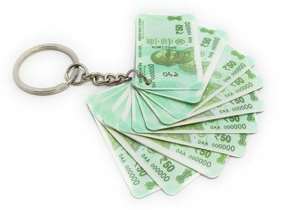 Key Era Indian Currency Note Rupees 50 Ki Gaddi Key Chain