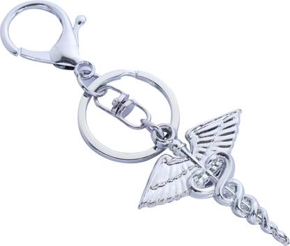 Virom Doctor Symbol Keychain For Bike,Car,House,Office Keys Keyring With Hook Metal Key Chain