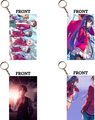 Hariyaali Enterprises LLP Classroom Of The Elite CLASS OF AYANOKOJI AND SUZUNE Unique Style 4 pcs Combo Key Chain
