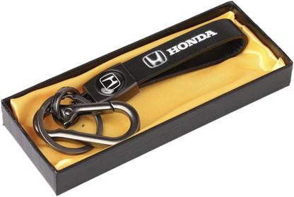 Shop Grab Premium Leather Keychain for Honda Motors Car Comes with Hook Honda Lovers Key Chain