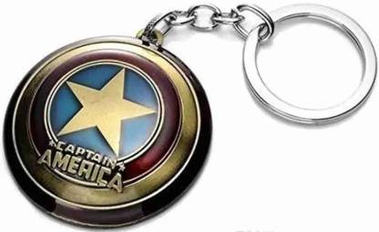 Mahaveer keychain Captain America Rotating Keychain Key Chain