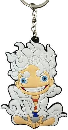 Funfob Monkey D Luffy Gear 5 Keychain Cute Key Rings Key Chain