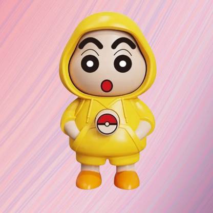 ZOQQI Shinchan Rotating Keychain – 3 Smiling Faces Key Chain