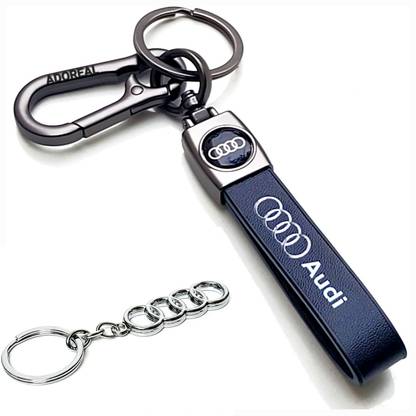 ADOREAL AUDI KEYCHAIN AND KEYRING FOR A4 | A6 | Q3 | Q5 | Q7 | Q8 | A8 ALL MODELS Key Chain