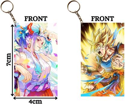 Hariyaali Enterprises LLP YAMATO SEXY LADY X GOKU SUPER ULTRA INSTINCTS Unique Style 2 pcs Combo Key Chain