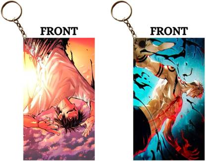 Hariyaali Enterprises LLP Jujutsu Kaisen TOJI AND SUKUNA THE WORST NIGHTMARES Unique Style 2 pcs Combo Key Chain