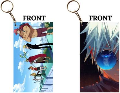 Hariyaali Enterprises LLP ENIES LOBBY × GOJO GLASSES Unique Style 2 pcs Combo Key Chain
