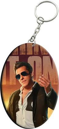 AK REELS Salman Khan KBKJ Oval Key Chain