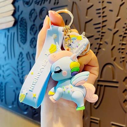 toyprofessor Unicorn Bag Keychain for Women Girls and Boys Key Chain