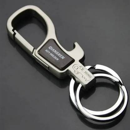 Elegant Lifestyle Luxury Keychain, Stylish Bottle Opener Hook, Men Metal Key Holder, Romantic Gift Key Chain