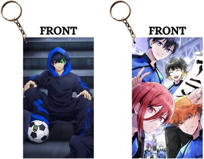 Hariyaali Enterprises LLP Blue Lock ISAGI AND NAGISA MAKING IT BIG TIME Unique Style 2 pcs Combo Key Chain