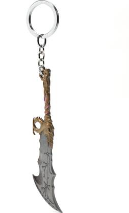 Daiyamondo Kratos God Of War Weapon Metal Keychain Silver Chaos The Most Powerful Key Chain