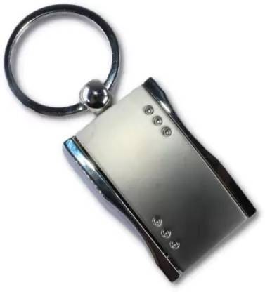 Vital King Key Ring Rectangle Photo Frame Silver-050 Key Chain