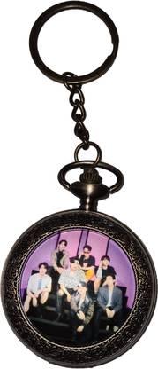 FRONTEX New Clock Keychain of Famous Music Band With Press to Open Clock Key Chain