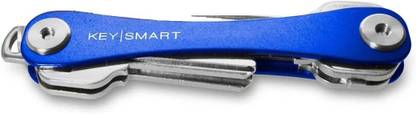 CONTACTS Unisex Compact Smart Key Holder and Keychain Organizer Blue Key Chain