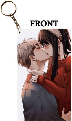 Hariyaali Enterprises LLP Spy X Family YOR AND LOID KISSING Key Chain