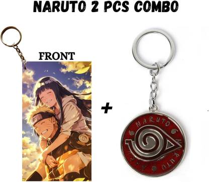 Hariyaali Enterprises LLP Naruto NARUTO AND HINATA CUTE MOMENTS TOGETHER PERFECT Unique Style 2 pcs Combo Key Chain