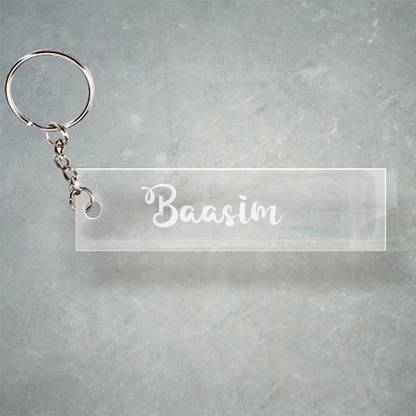 SY Gifts Baasim T Name Keychain O1 1729 Key Chain