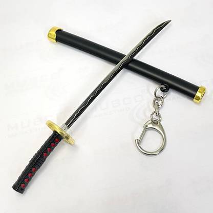 Mubco Demon Slayer Tanjiro Sword Nichirin Mini Katana Collectible Anime Toys ModelGift Key Chain