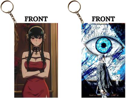 Hariyaali Enterprises LLP YOR SO GOOD LOOKING X GOJO BIG BLUE EYES Unique Style 2 pcs Combo Key Chain