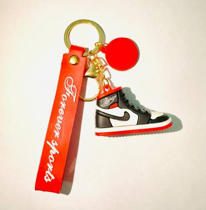 SRG Nike Jordan Shoe Keychain and Charm with Keyring Key Chain