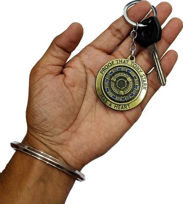 ind Tony Stark Heart Key Chain