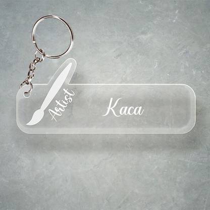 SY Gifts D2 Artist Keychain With Kaca Name Key Chain