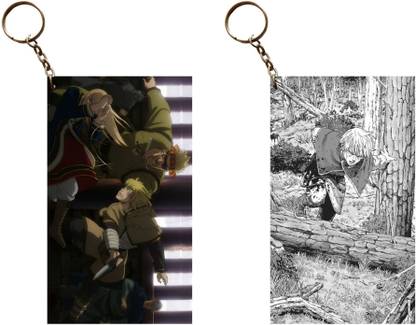 Hariyaali Enterprises LLP Vinland Saga THORFIN IN BLIND SPOT OF THORKELL Unique Style 2 pcs Combo Key Chain