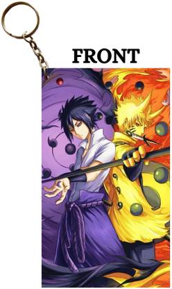Hariyaali Enterprises LLP Naruto SASUKE AND NARUTO FRIENDS OR FOE MORE IS FRIENDS WE KNOW Anime Key Chain