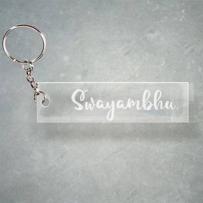 SY Gifts Swayambhu T Name Keychain F1 5370 Key Chain
