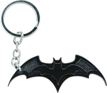 SCO Bat Symbol Key Chain | Zinc Alloy Batman Keychain | Bat Logo Keyring for Gift Key Chain