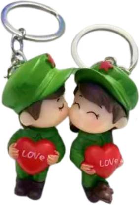 accessoo Cute Kdrama Keychain Pair for Couples/Lovers/Girls/Students Keyring Key Chain Key Chain