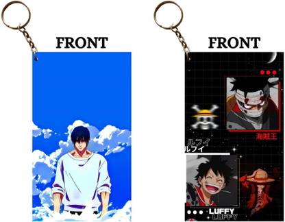 Hariyaali Enterprises LLP TOJI OUT OF CONTROL X LUFFY BANDAGES ALL OVER Unique Style 2 pcs Combo Key Chain