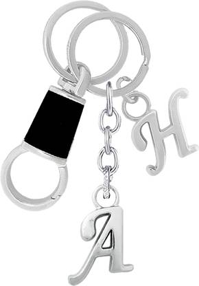 KYP Fashion Two Initials Double Letters Pendant Gift For Loved Once Alphabet A / H Key Chain