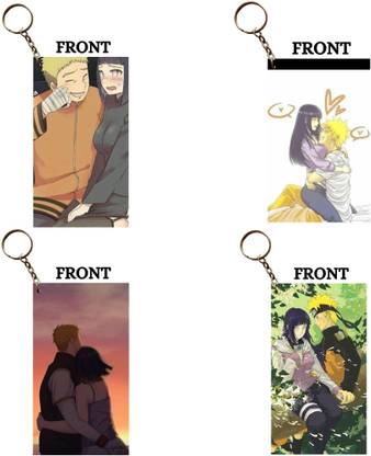 Hariyaali Enterprises LLP NARUTO AND HINATA COUPLES Unique Style 4 Keychain Combo Key Chain