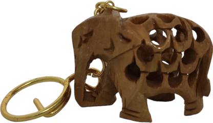 Rashmi Enterprises HANDICRAFT WOODEN CAMEL KEY CHAIN. Key Chain